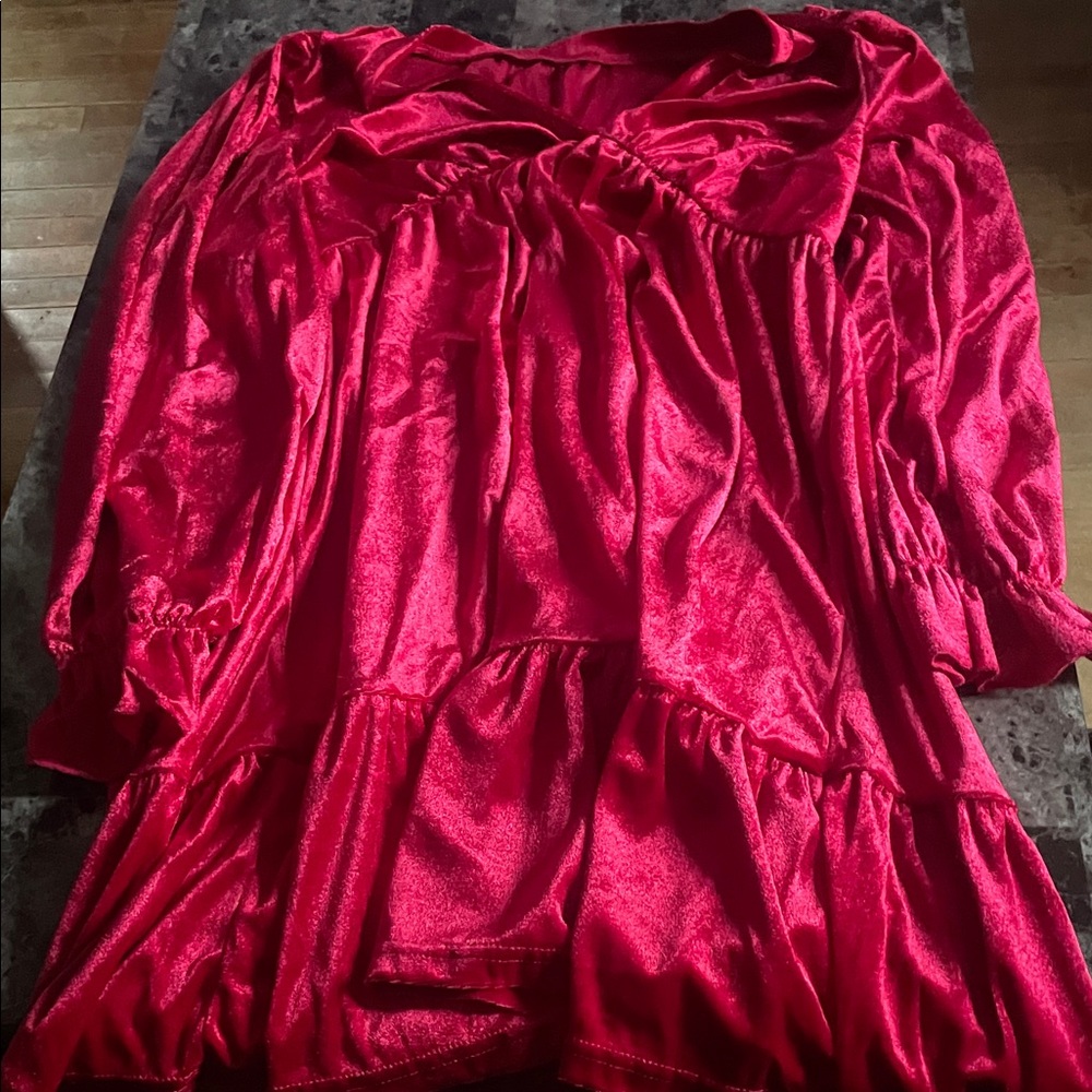 Elegant Red Women's Top